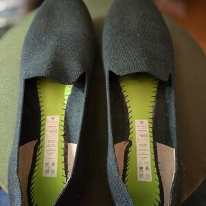 Rothy's Forest Green Knit Loafers